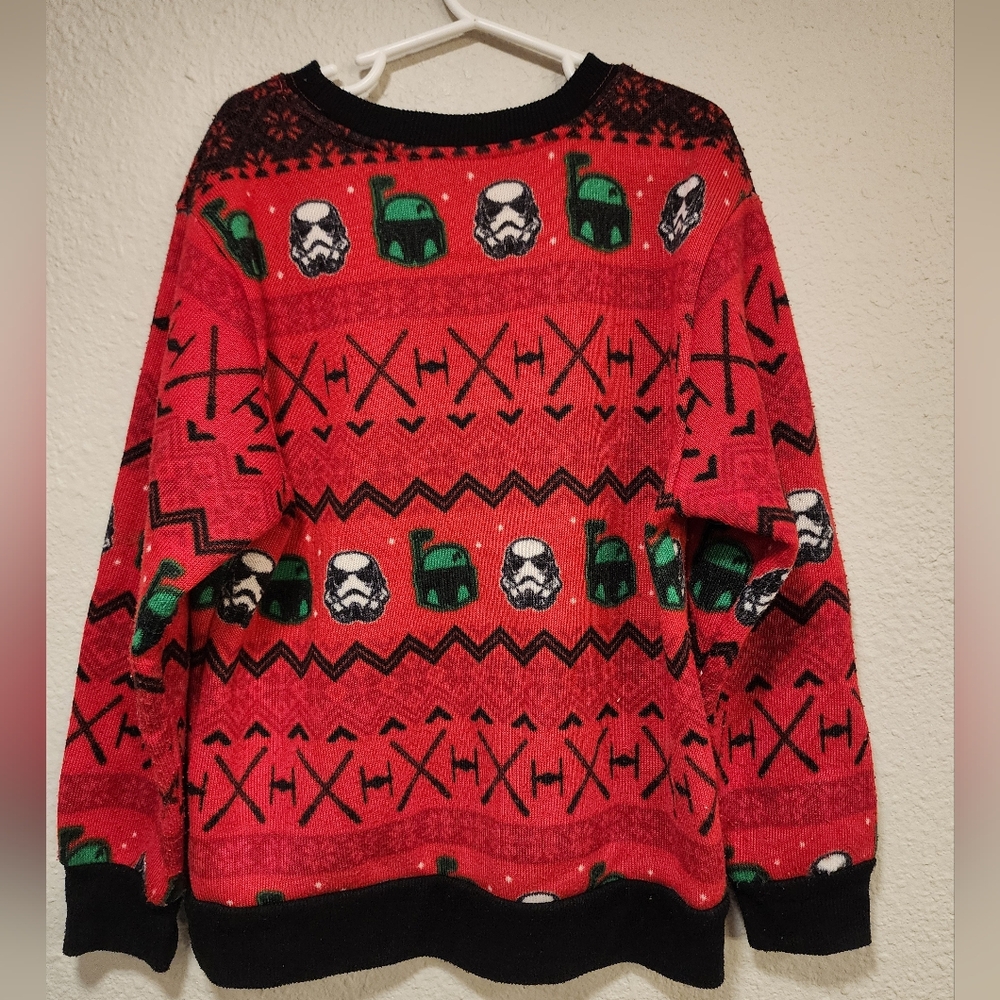 Star Wars Red and Green Sweater - Picture 2 of 8